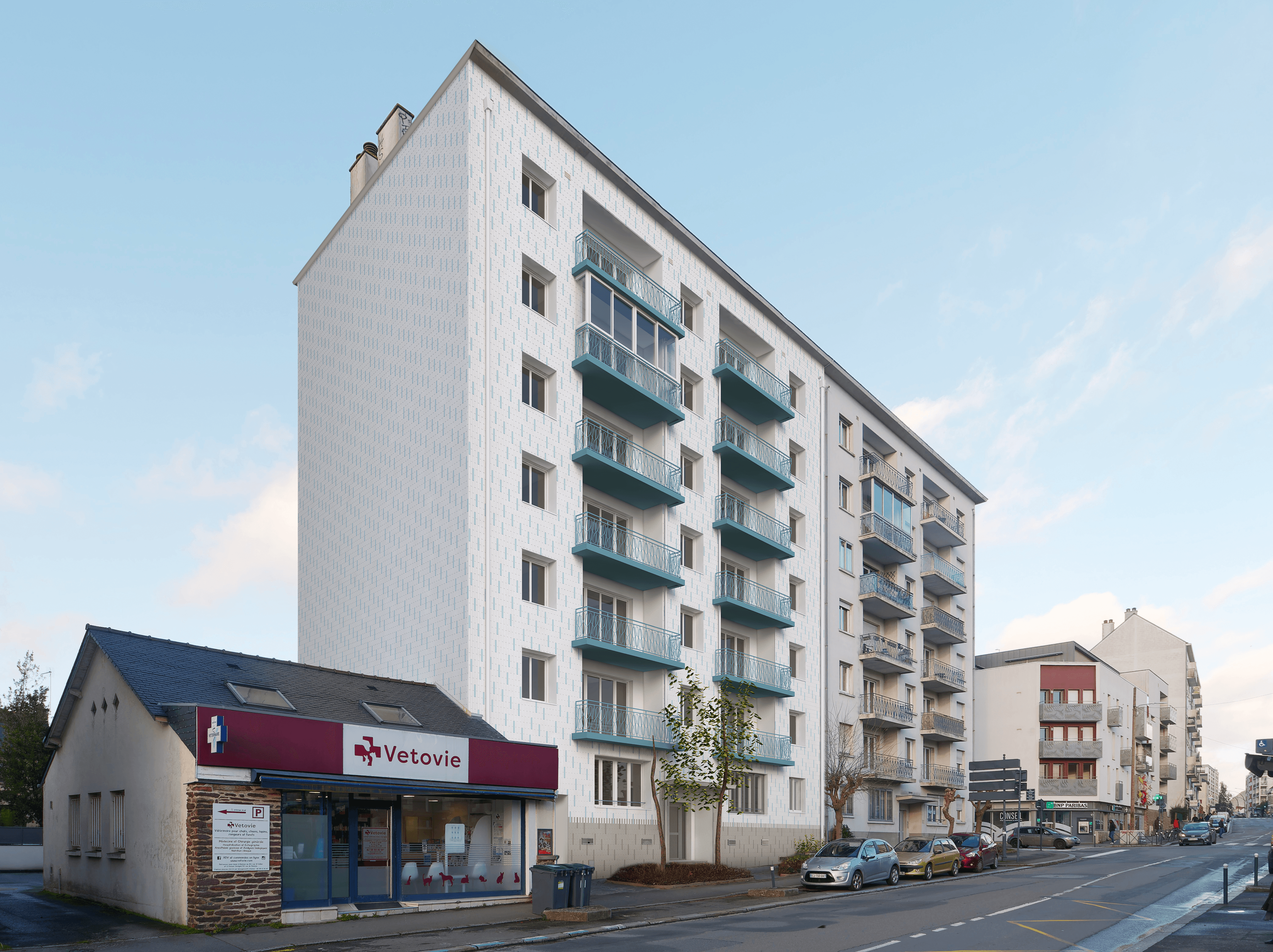 Visuel du projet, Angle Sud-Ouest