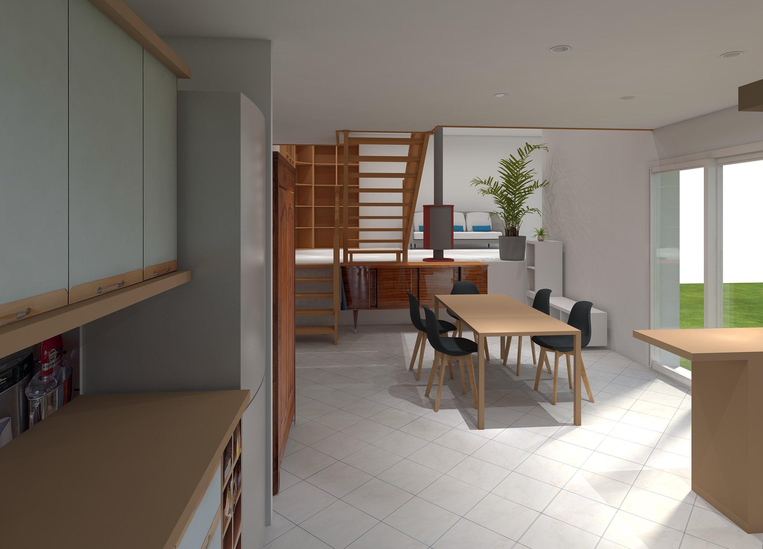 Visuel Existant - Depuis la cuisine