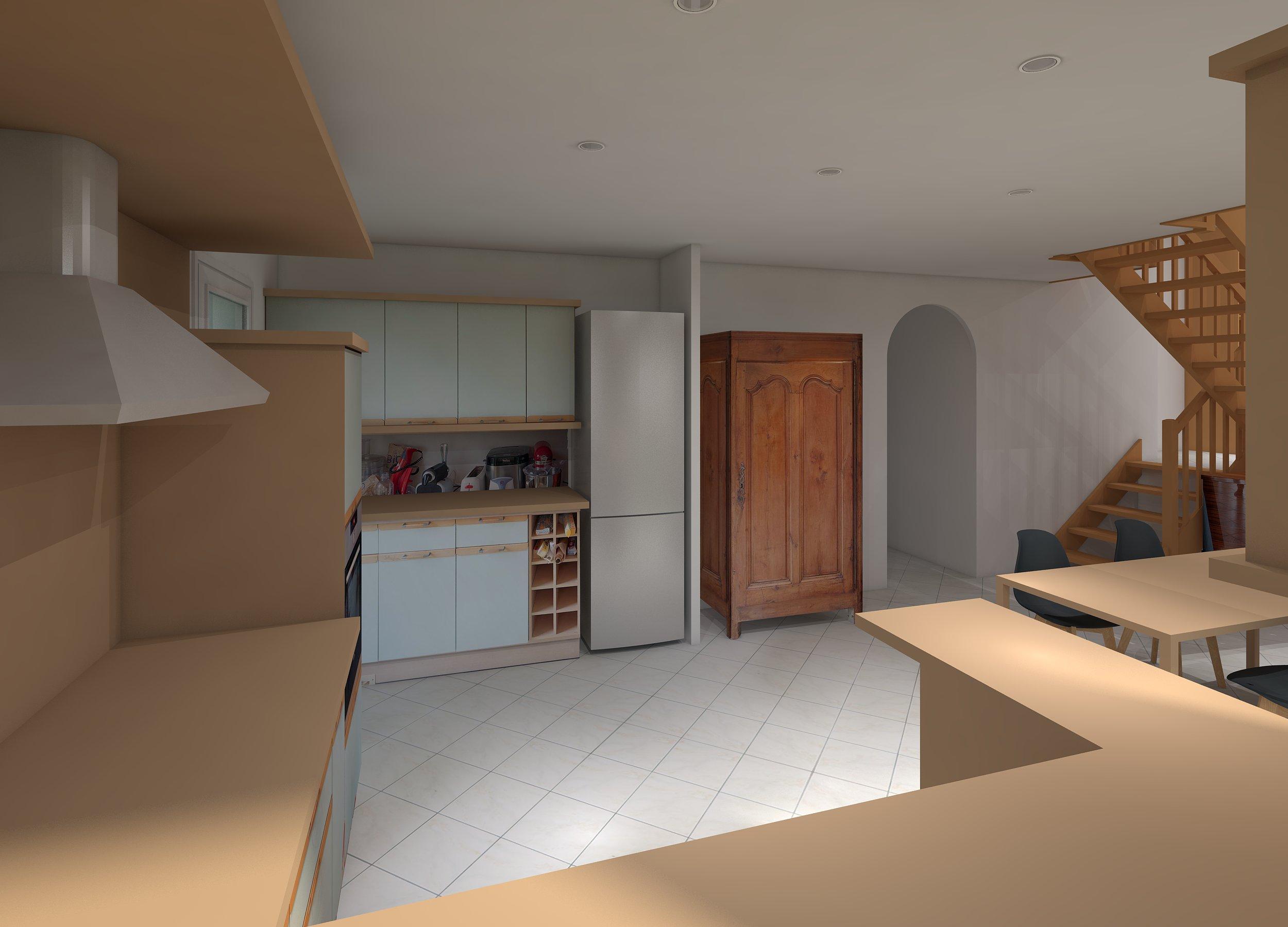 Visuel Existant - Depuis la cuisine