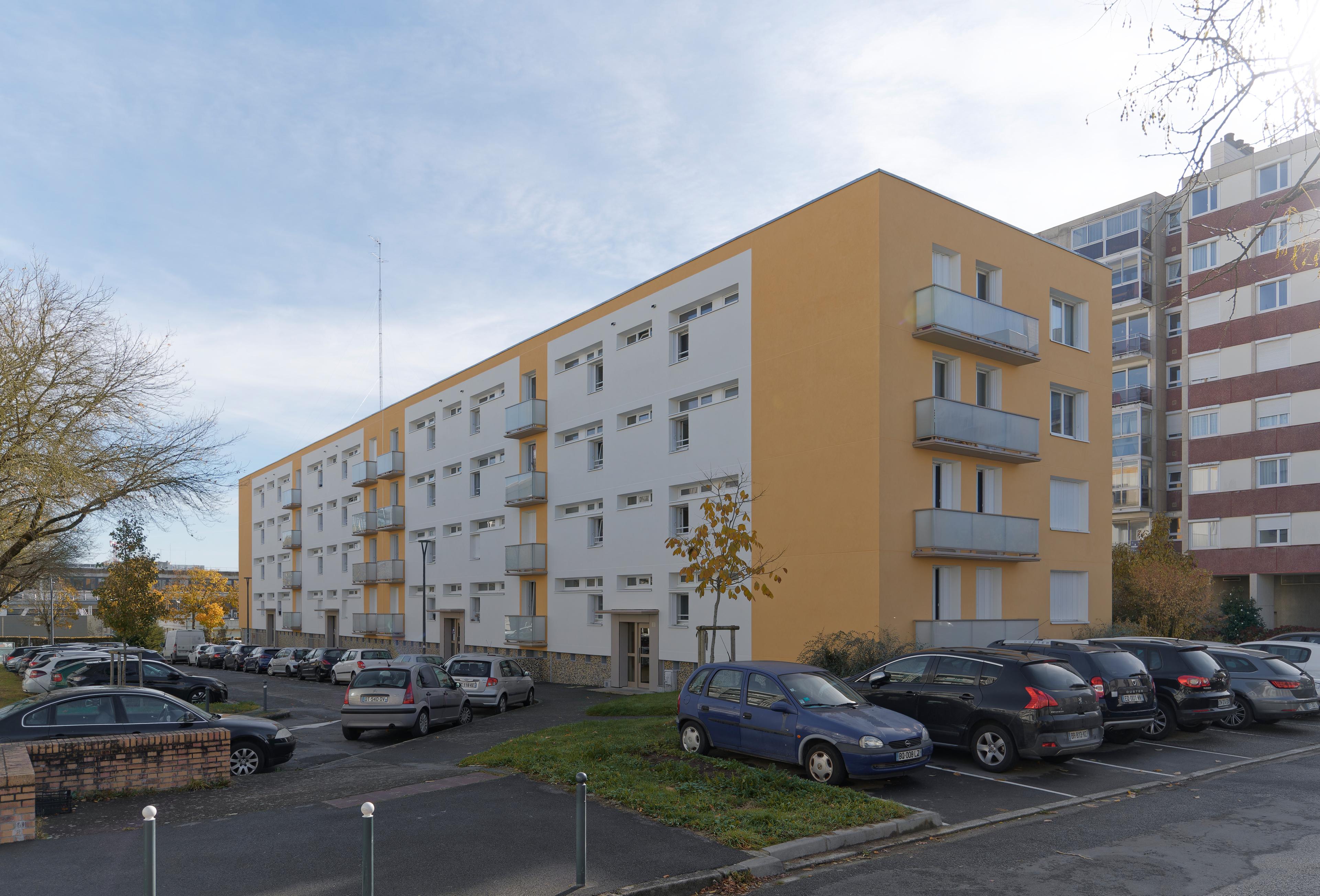 Photographie des travaux terminés, Angle Nord-Ouest