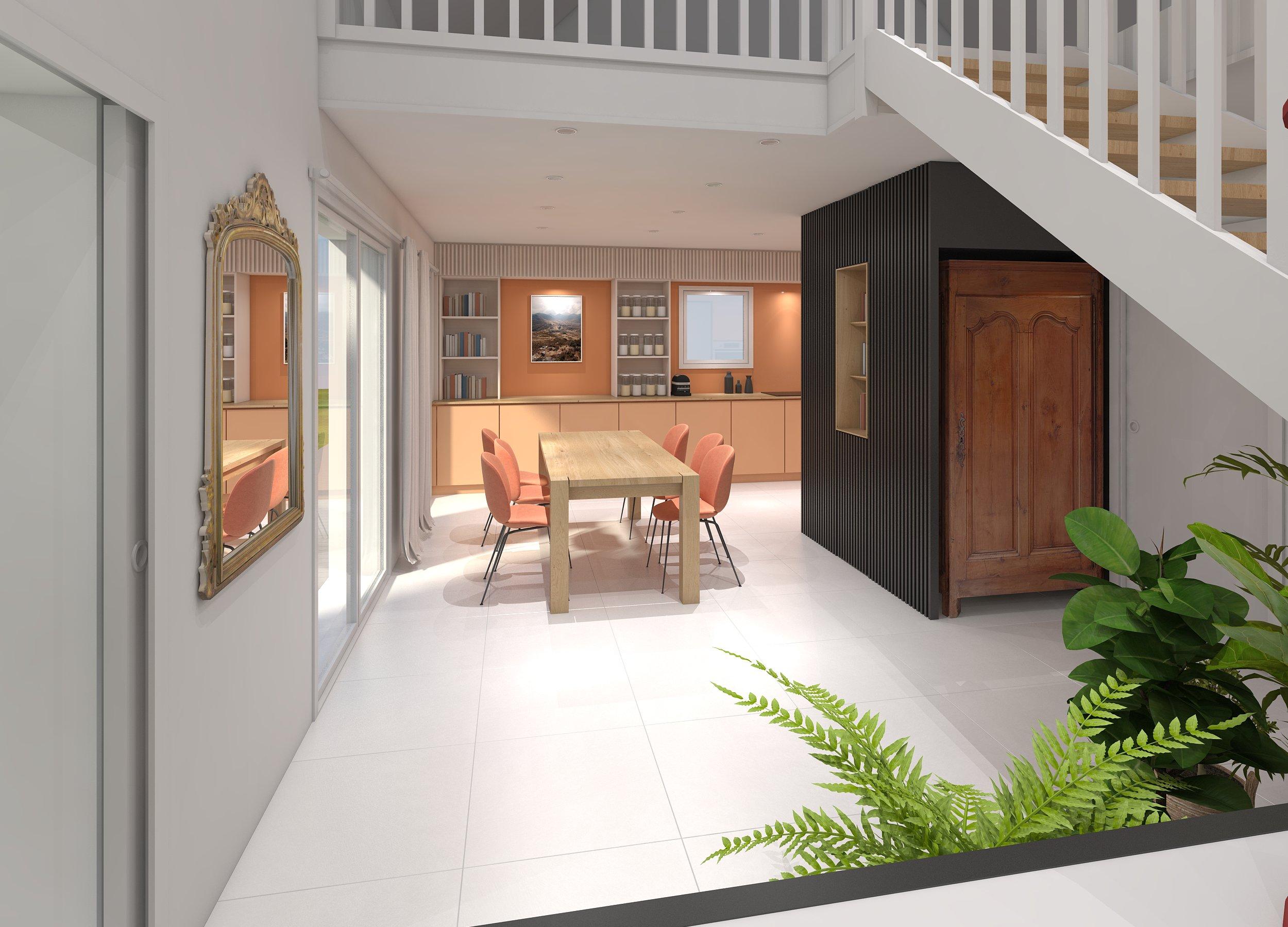 Visuel Projet A - Depuis l'entrée